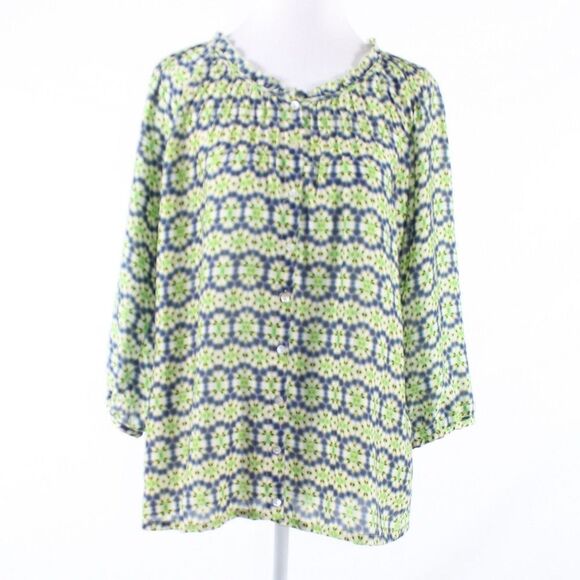 Clements Ribeiro blue blouse 10 - Picture 1 of 8